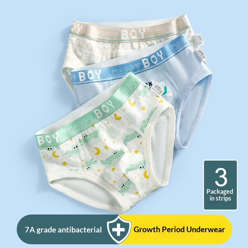7A Enfants Antibactériens Pas d'épingle Bottes Slips enfants