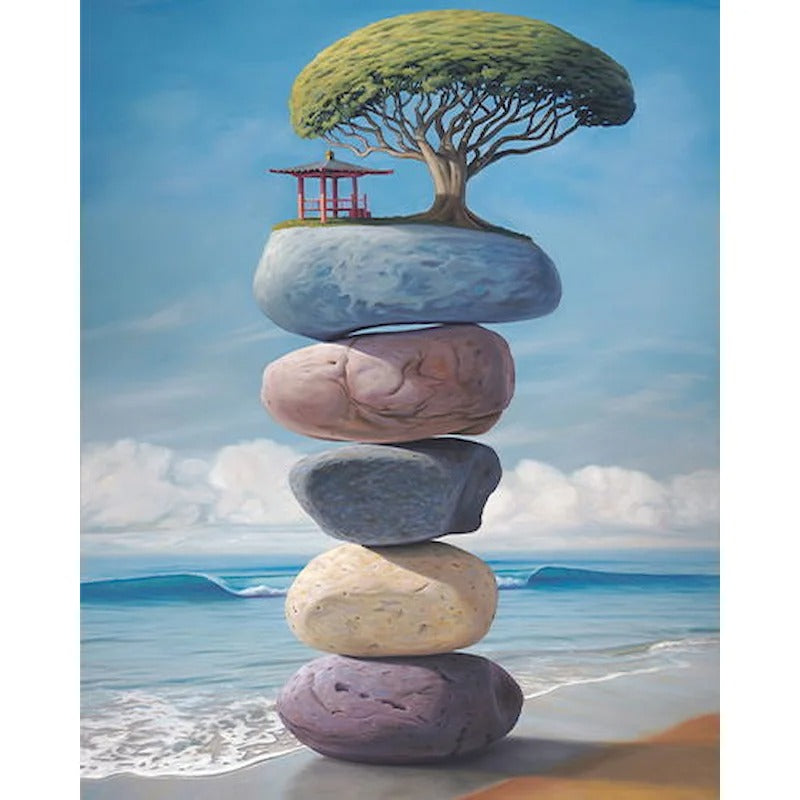 Peinture numérique Stone Mountain Modern Home Décoration