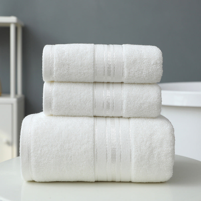 Solid color cotton sateen square bath towel