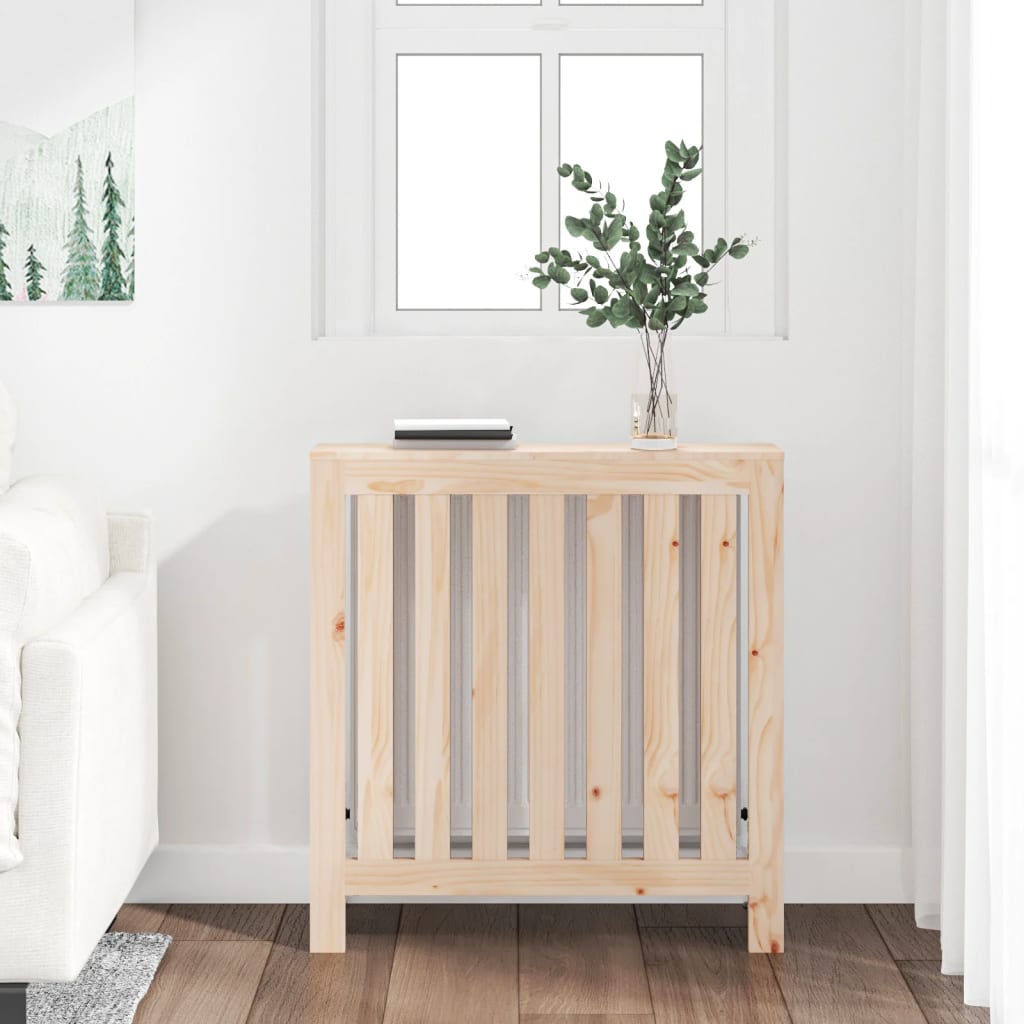 Couverture radiateur 79,5x couverture radiateur en bois de pin massif 79,5x