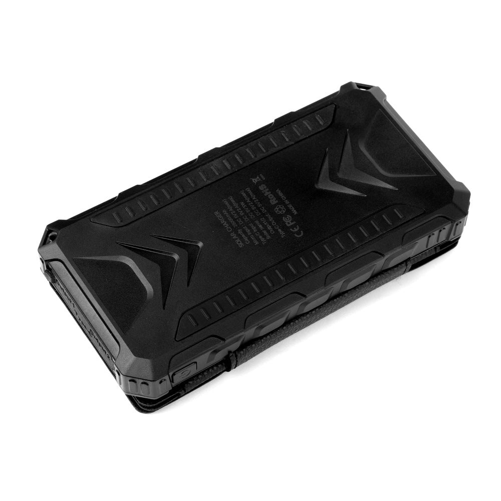 20 000mAh Banque d'énergie pliable à énergie solaire avec recharge sans fil