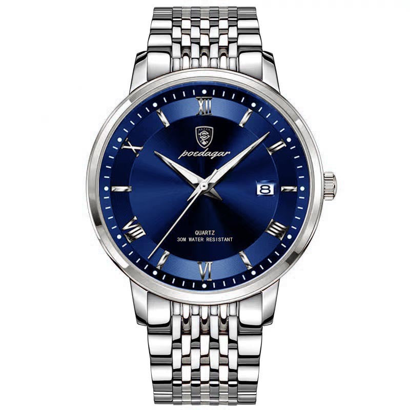 Montres Homme Imperméable Calendrier lumineux Montres Quartz