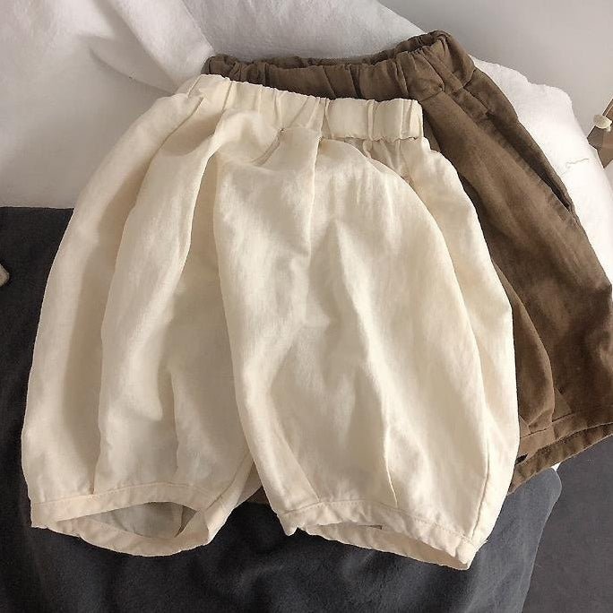Pantalon en coton massif couleur enfant