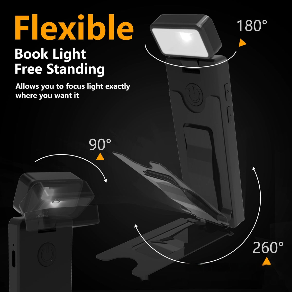 Folding Creative Portable Mini Clip Desk Lamp