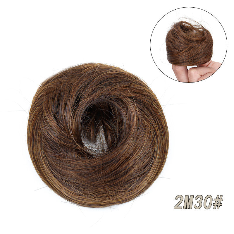 Bande de caoutchouc droite cravate de cheveux pour les femmes