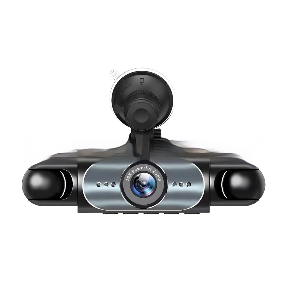 Surveillance de quatre lentilles Dash Cam HD avec caméra de vision arrière