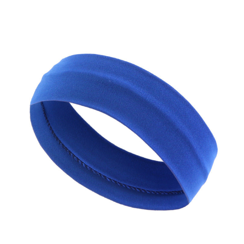 Bande de cheveux de yoga Plain Sport pour femmes Bande de cheveux élastique et absorbante de la sueur