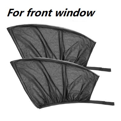 Voiture Avant & Rear Rideau latéral Soleil Visière Rasoir Mesh Couverture Isolation Anti-moustique Tissu Shi