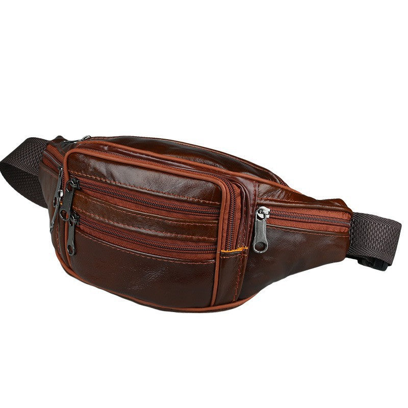 Véritable sac en cuir pour homme