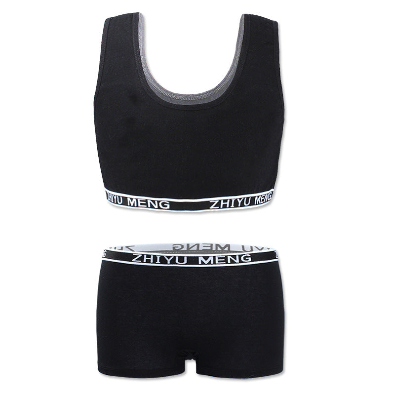 Ensemble de sous-vêtements en coton massif pur