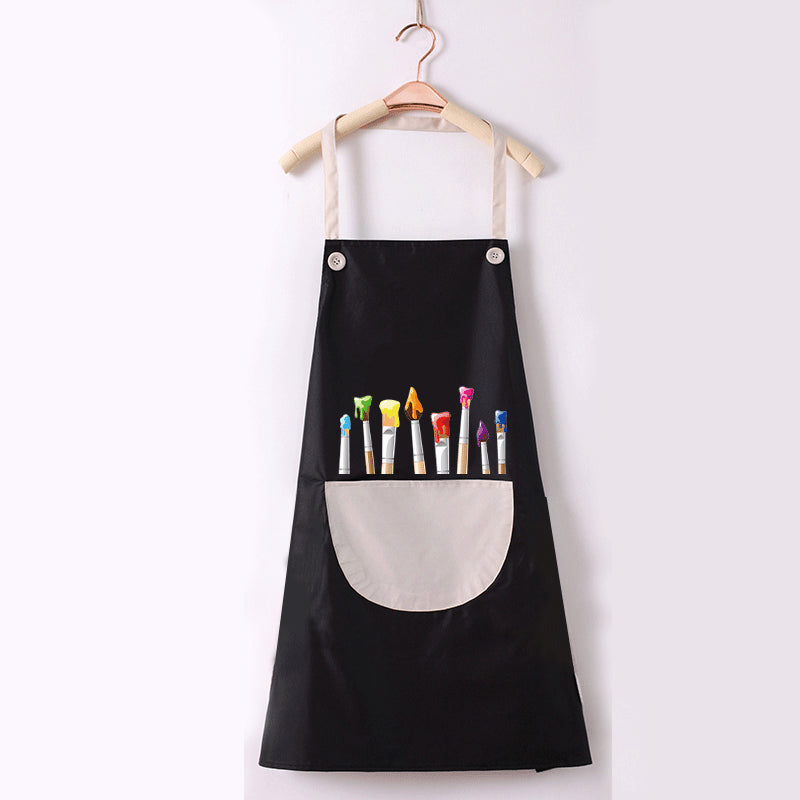 Peinture fille imperméable cuisine enfants Tablier