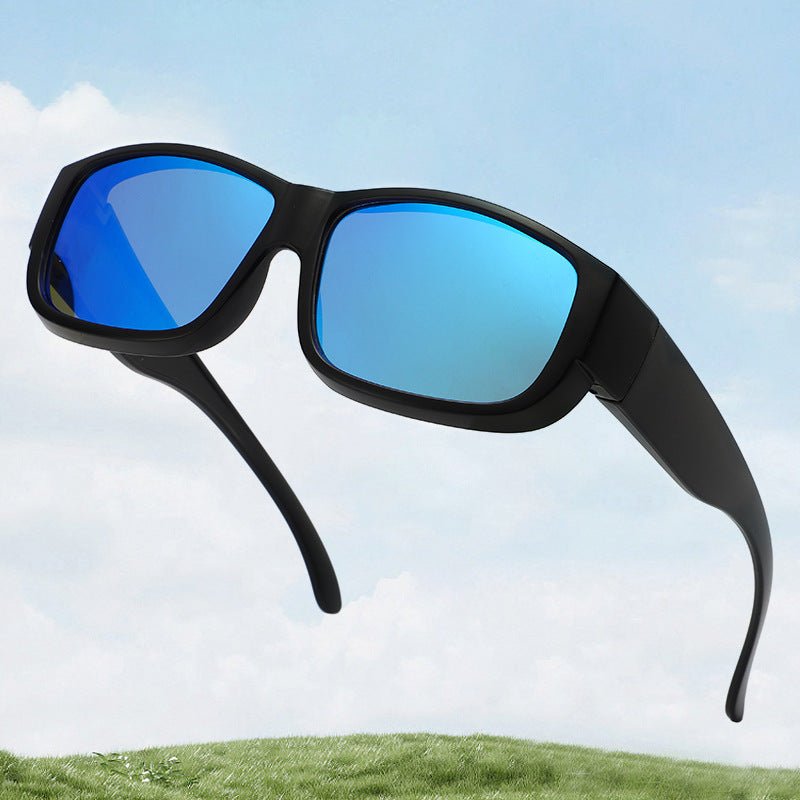 Lunettes de soleil TR90 dans le style européen et américain à double usage pour jour et nuit vent- et sable-r