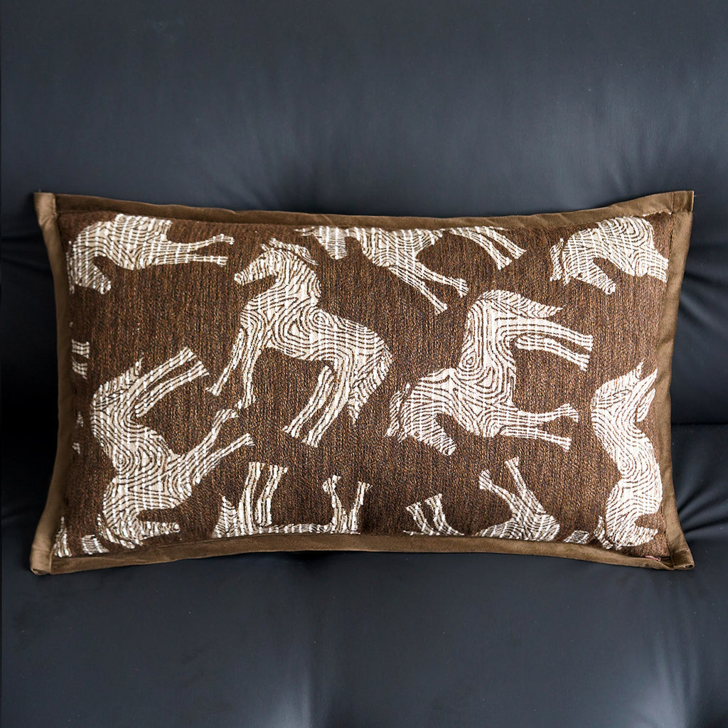 Salle de séjour Canapé Lancer Oreiller Lombaire Couvre oreiller Dos Coussin Siège Pad