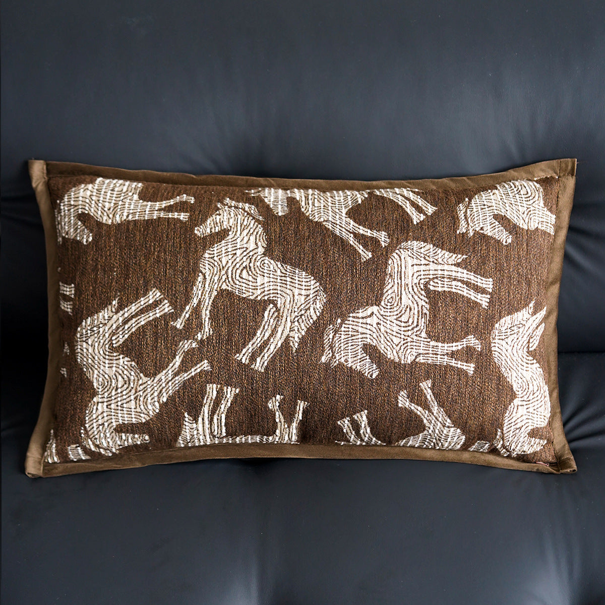 Salle de séjour Canapé Lancer Oreiller Lombaire Couvre oreiller Dos Coussin Siège Pad