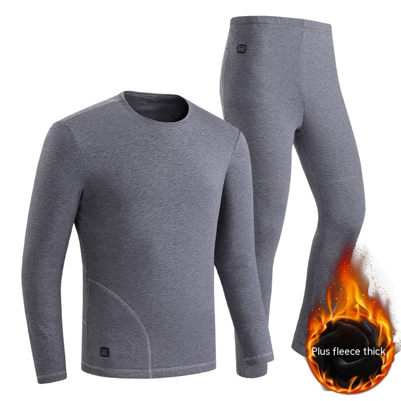 Long Johns USB chauffage épais de protection contre le froid