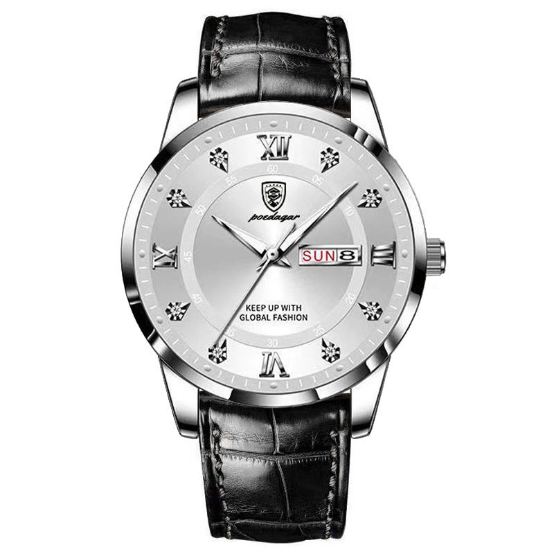 Montre Quartz ultra-mince pour hommes