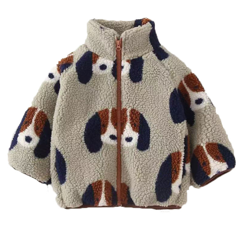 Veste en polaire épaissée fille pour enfants