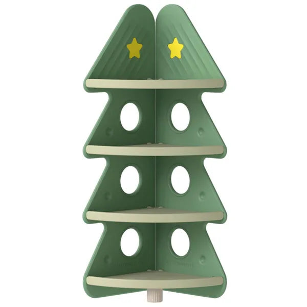 4-Tier Enfants de Noël Tree Corner Bibliothèque
