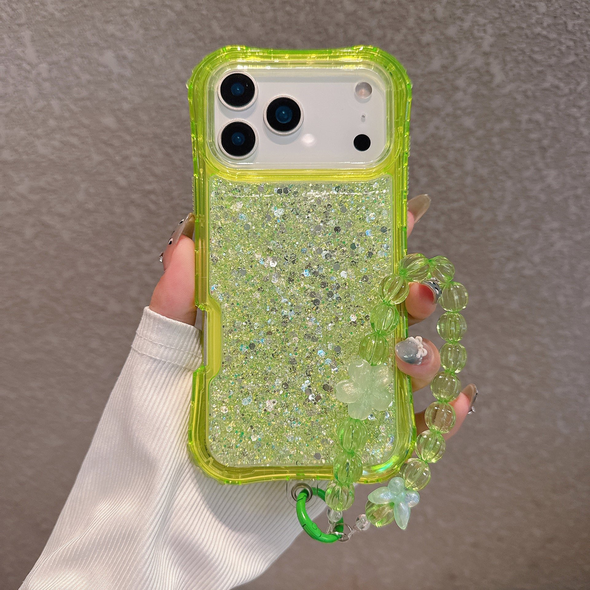 Boite téléphonique de style sud-américain avec 3-en-1 Glitter Epoxy Drop-proof Design Et A