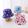 Chapeau de seau de soleil à double bord pour enfants