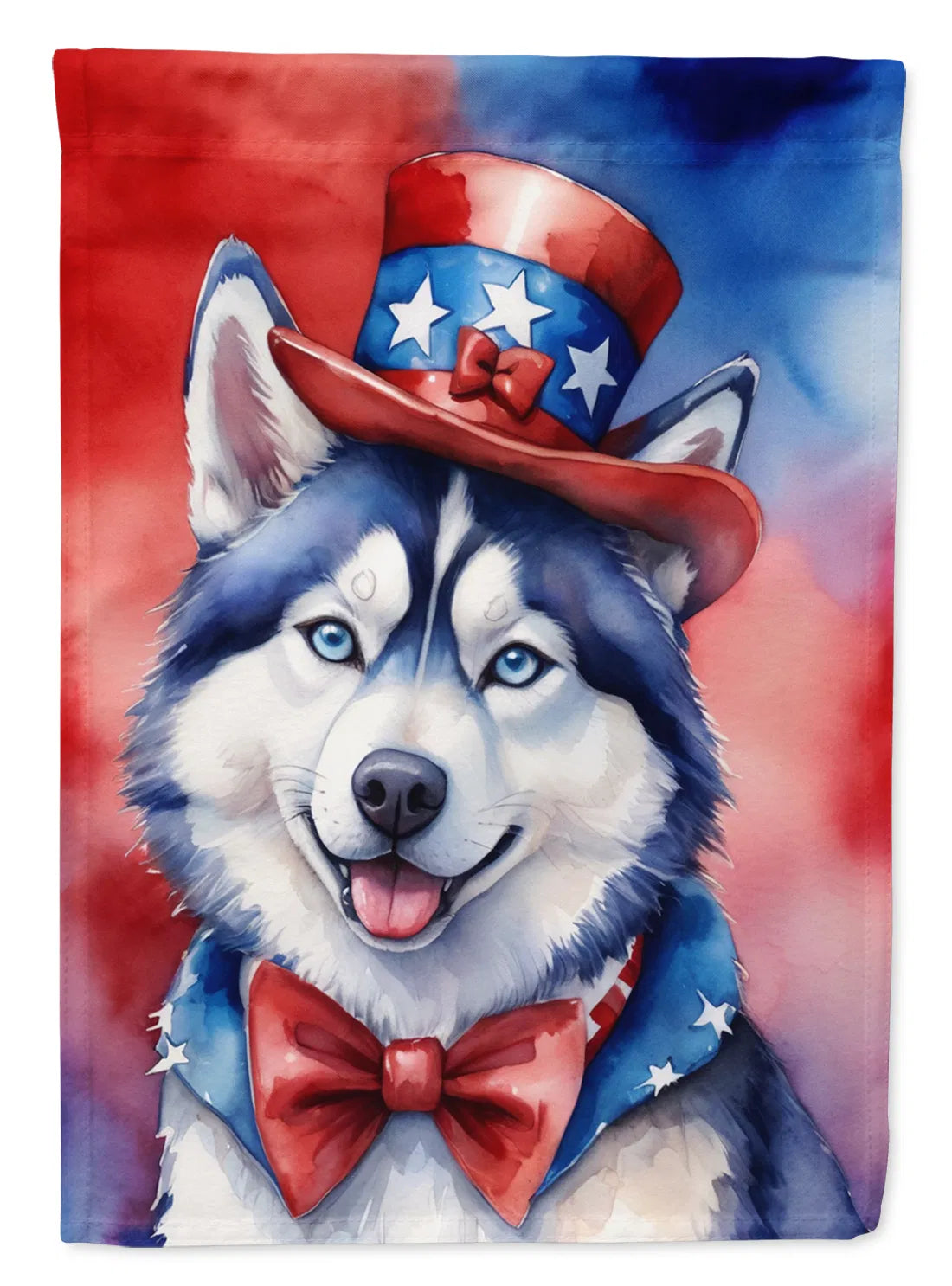 Sibérie Husky Patriotique American Garden Drapeau Boîte aux lettres Drapeau décoratif Drapeau de triage Banner Out