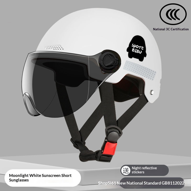Casque de sécurité Scooter électrique unisexe à quatre saisons