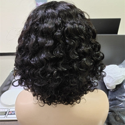 Cheveux humains Mécanisme complet Bob Headgear