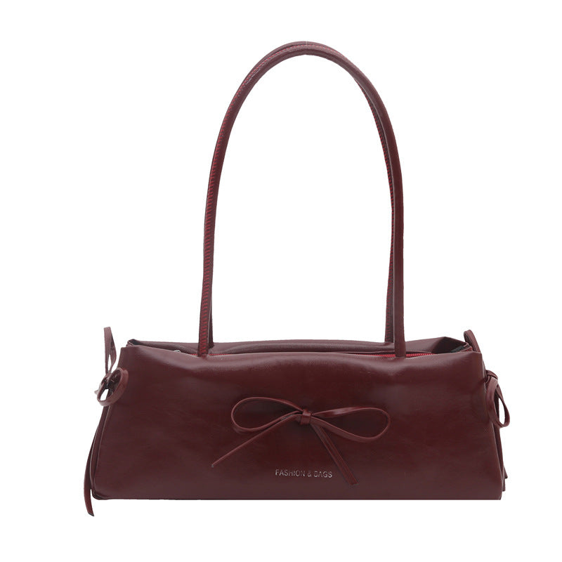 Sac à épaule occasionnel et élégant de grande capacité avec un détail Bow