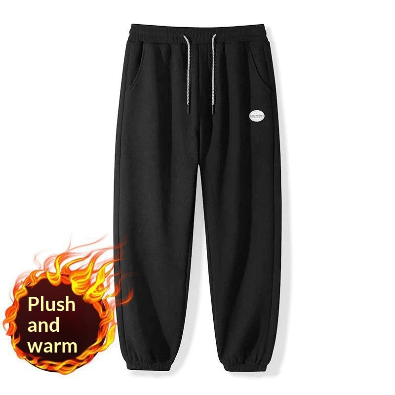 Sweatpants structurés en gaufres pour le port occasionnel et sportif