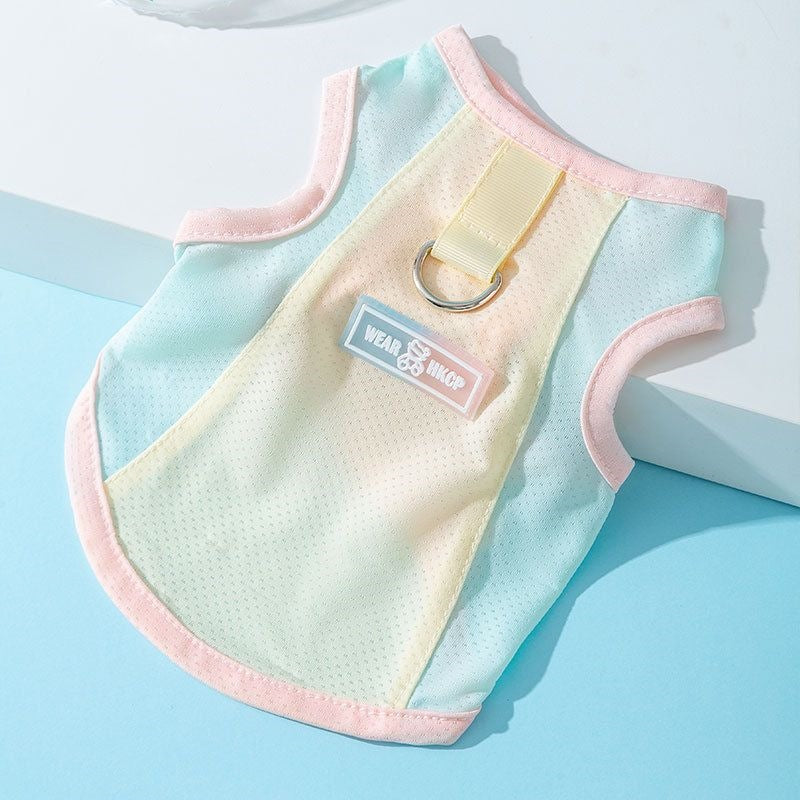 Macaron style Papillon modèle Mesh Sun protection soie glacée Harness Vest