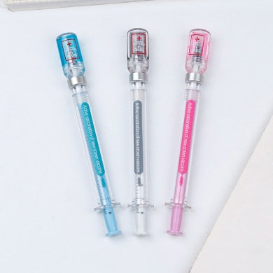 Vaccin stylo nouveau design créatif Sens gel stylo beau brosse étudiant