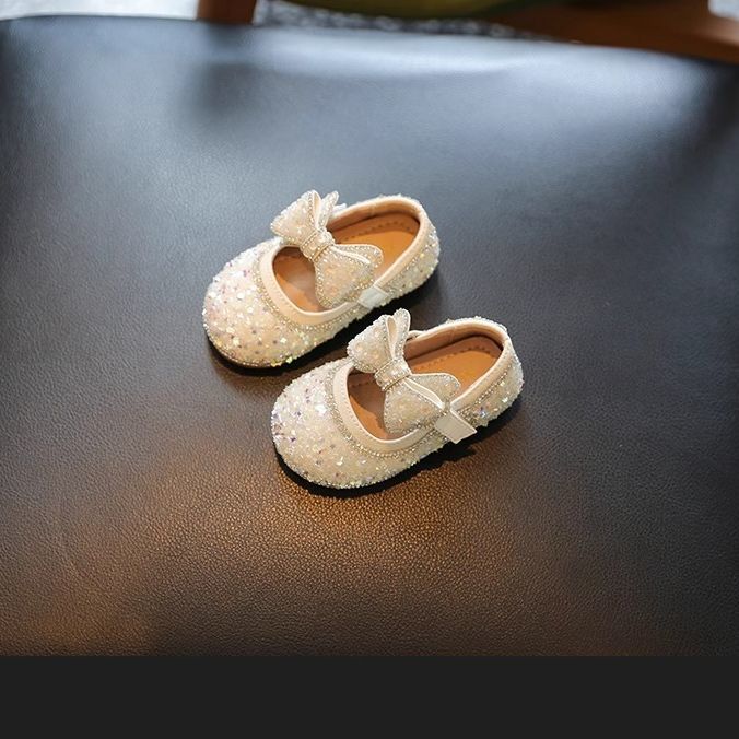 Summer Girls Pompes pour enfants Chaussures en cuir Princesse