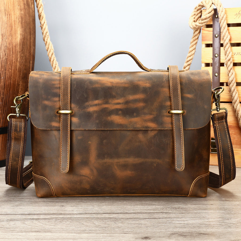 Sac de corps Cowhide haute capacité pour hommes haut de gamme
