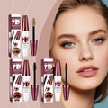Série de mascaras tridimensionnelles épaisses Une variété de maquillage de couleur lisse