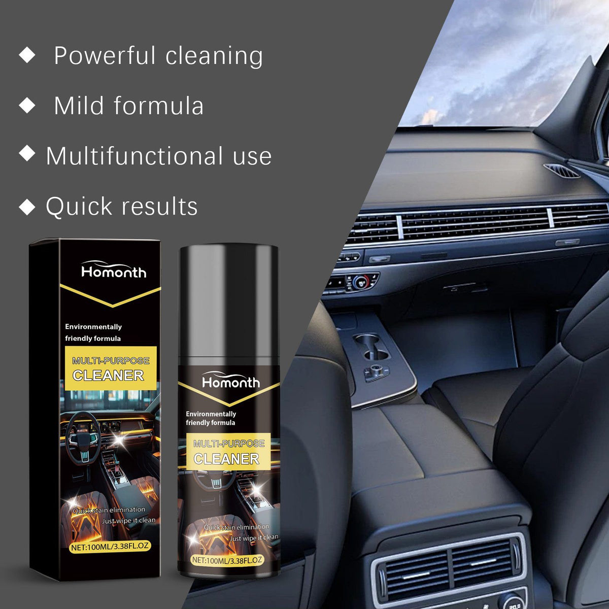 Nettoyeur de mousse automobile polyvalent HOMONTH
