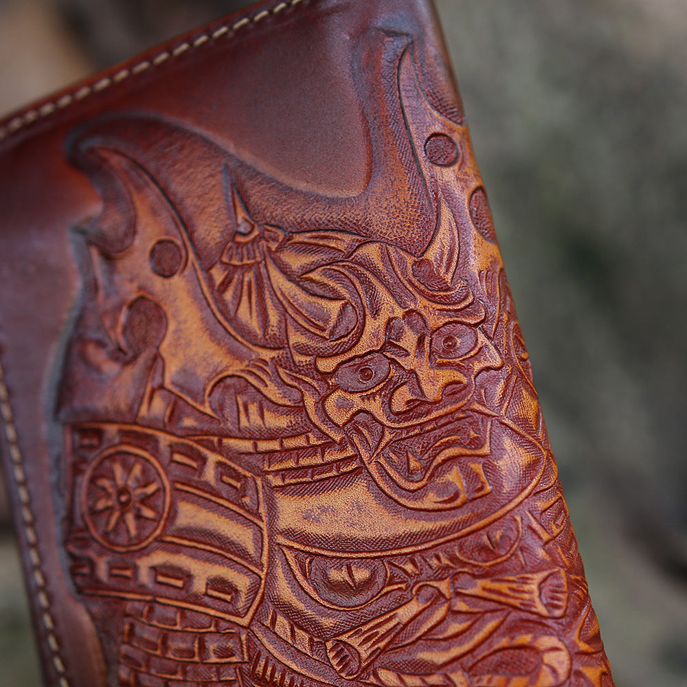 Haut de la couche Cowhide pour hommes