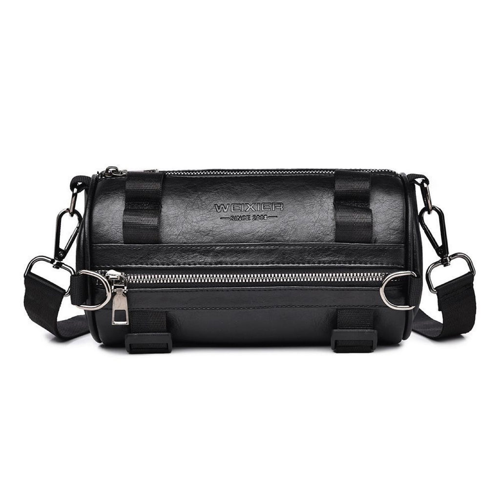 Grand-capacité Waterproof Crossbody à la mode Casual PU Sac pour Homme