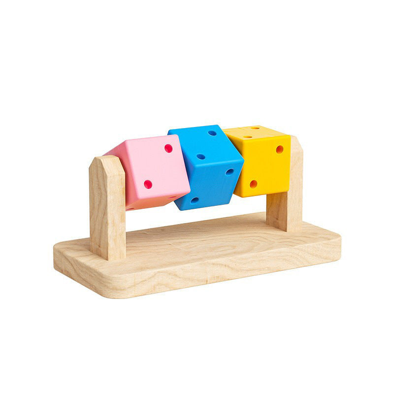 Mode Personnalité hamster Cube Jouet en bois