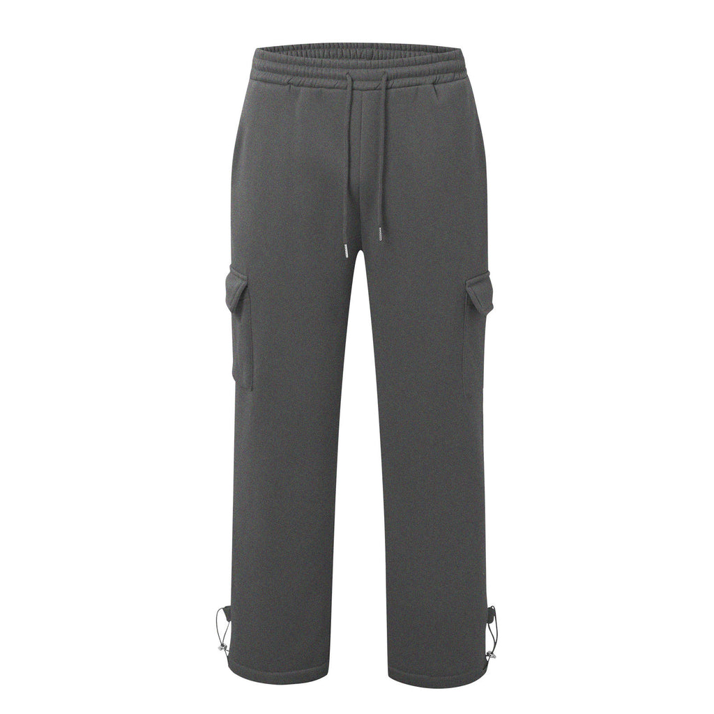 Pantalons enroulés avec de multiples poches et cordons