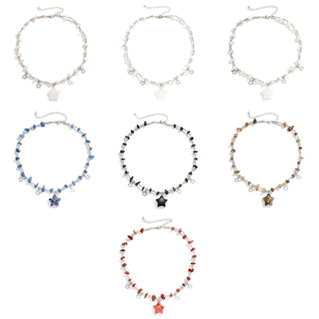 Collier encolure douce et irrégulière, style vacances