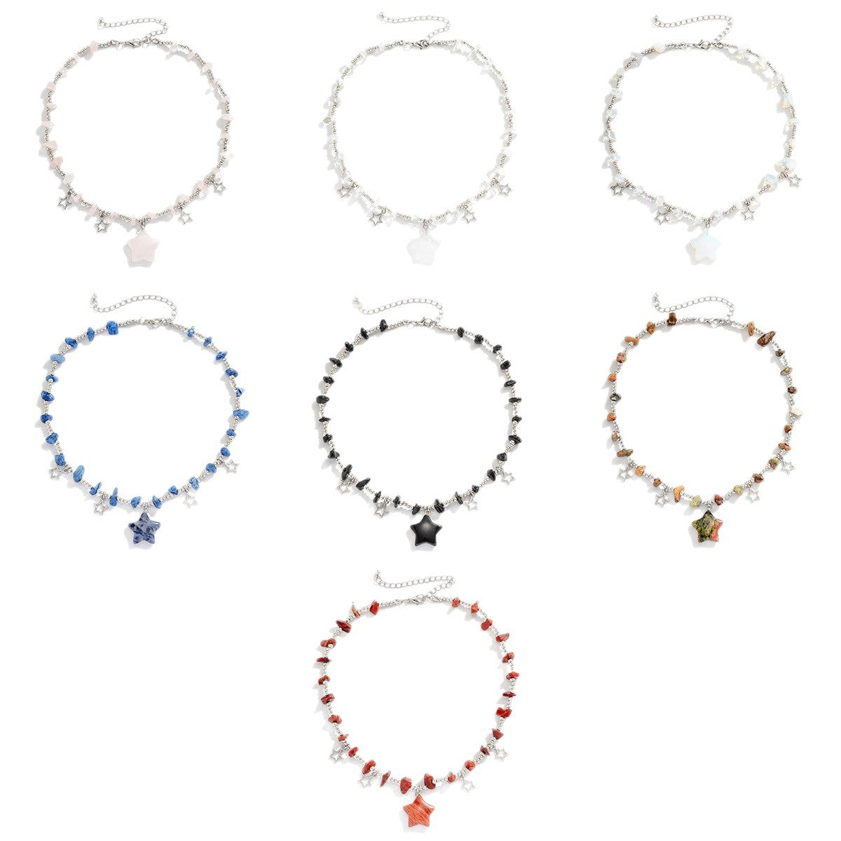 Collier encolure douce et irrégulière, style vacances