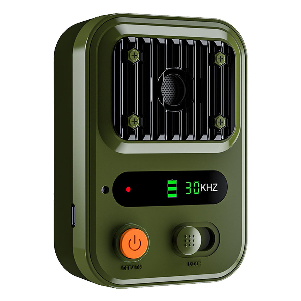 Options couleur noir-vert -- 1Pc Ultrasonic Anti-Barking Device Rechargeable Auto Dog Bark