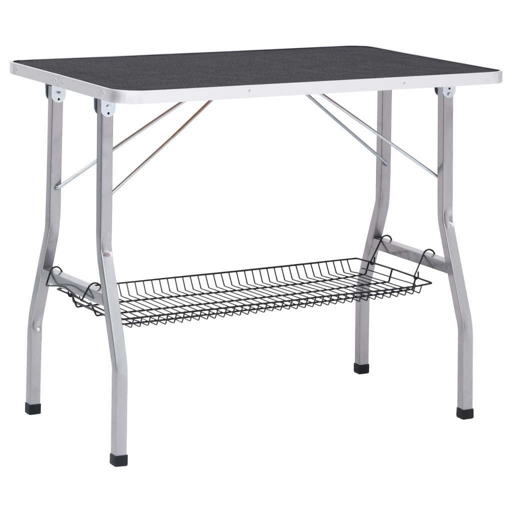 Table réglable pour chiens avec 2 boucles