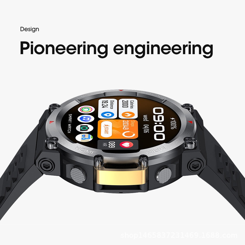 Smart Watch Bluetooth Calling Trois-proof Outdoor Sport Step Computing Waterproof Sommeil Sma