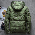 Veste de bas de camouflage imperméable courte et mince pour hommes
