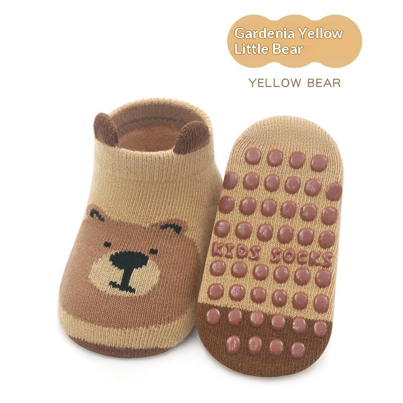 Chaussettes de bateau antidérapantes pour bébés garçons et filles Chaussettes de trampoline pour nourrissons