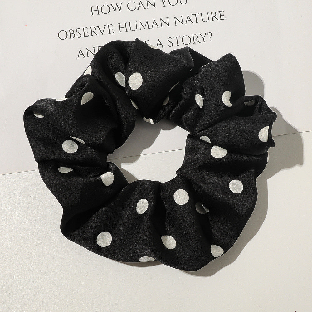 Grand Accessoire de cheveux de cercle intestinal satiné