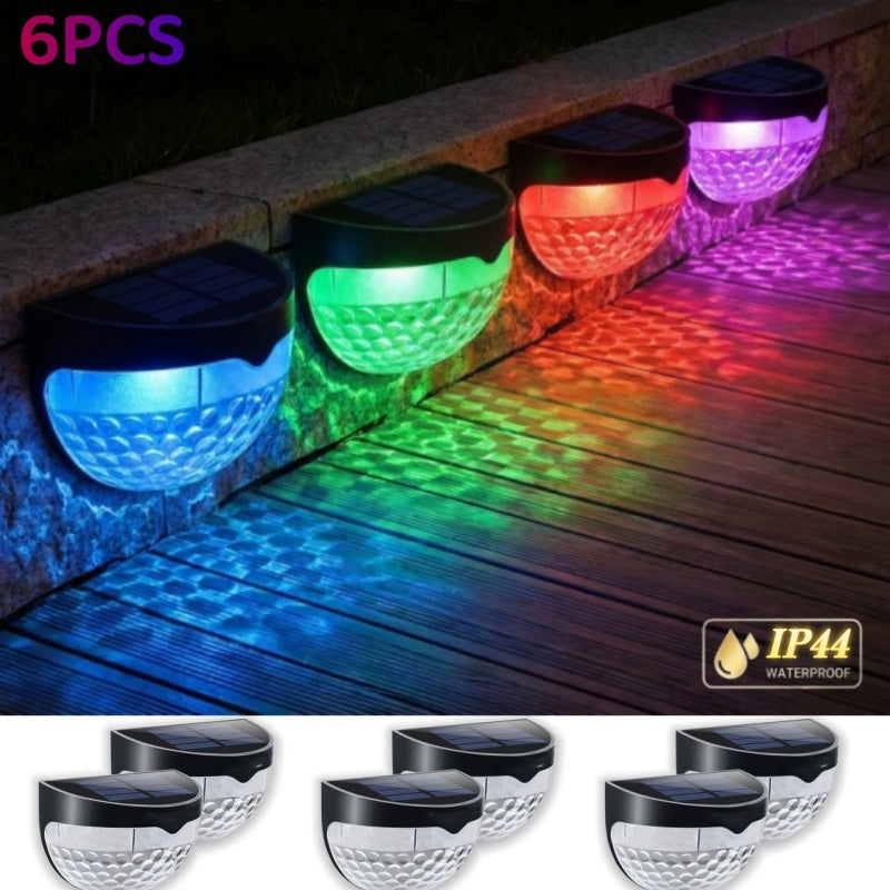 12 lumières de clôture solaire PCS RGB