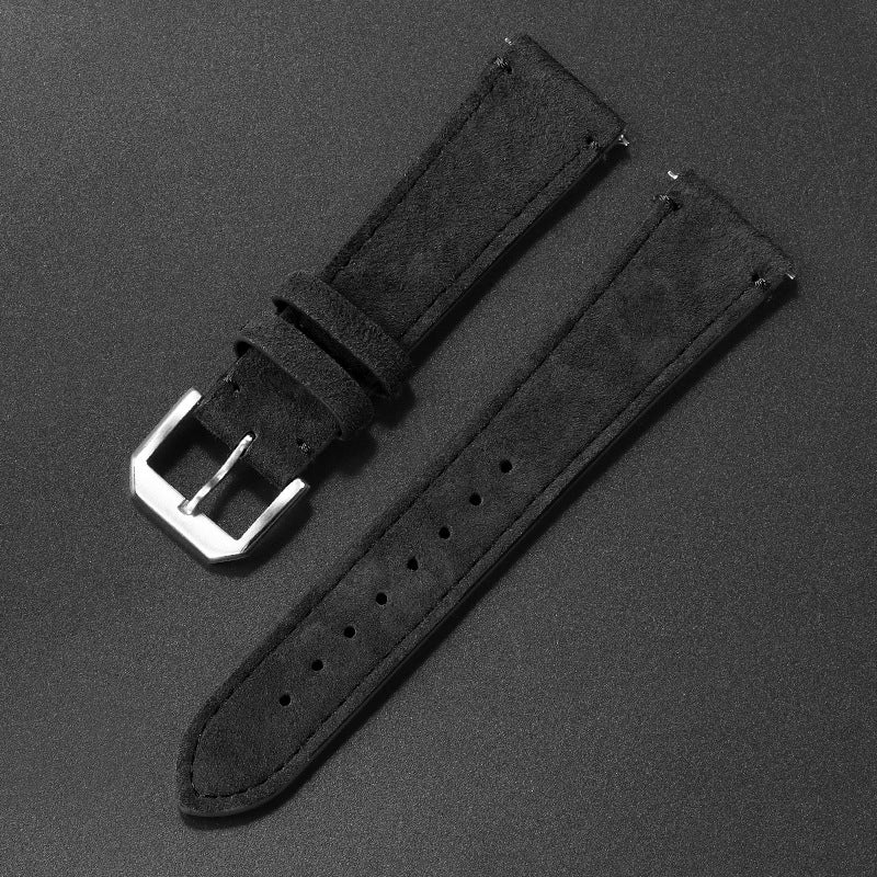 Bande de montres en cuir Suede