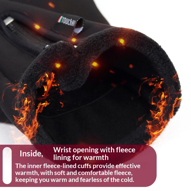 Cyclisme chauffé par USB pour les hommes et les femmes Et des gants en temps froid